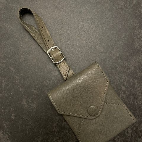 Vlieger & Vandam lær cardholder with strap