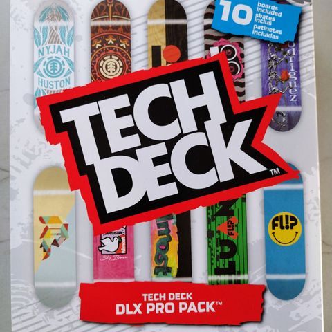 Spin Master Tech Deck DLX Pro 10-pack SK8 Factory Fingerboard. Ny.