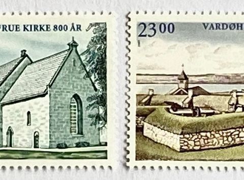 Norge 2007 Arkitektjubileer: Vår Frues Kirke og Vardøhus NK 1652-1653 Postfrisk