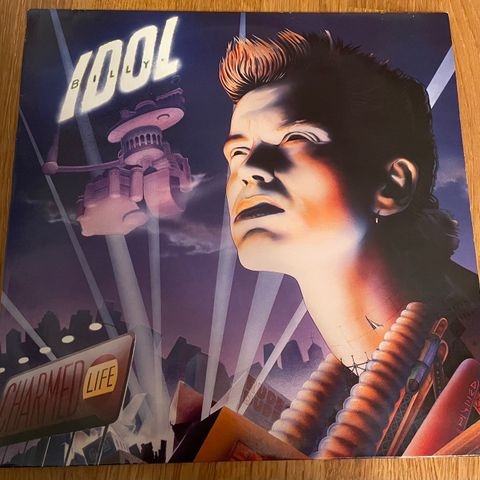 LP selges: Billy Idol - Charmed Life (metallica, ac/dc, bruce springsteen)