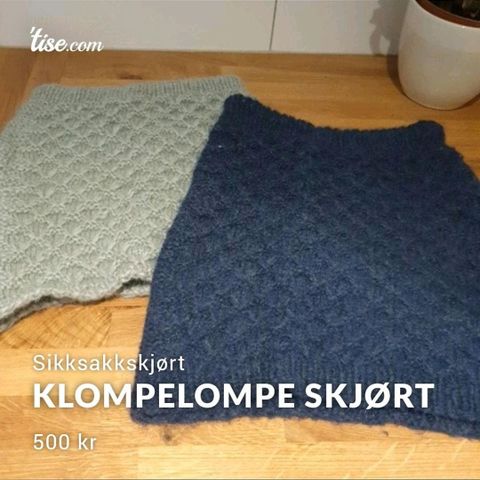 2 Klompelompe skjørt