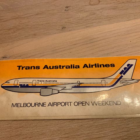 Trans Australia Airlines klistermerke