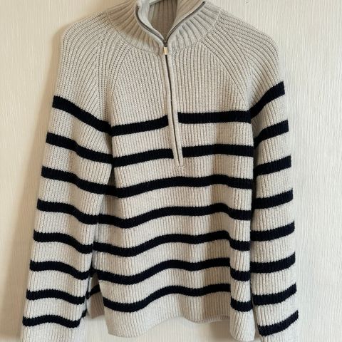 Stripete zip- genser fra H&M