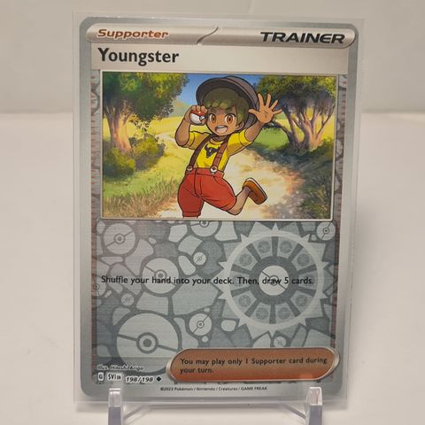 Youngster 198/198 Reverse Holo - Pokemon Scarlet and Violet Base Set