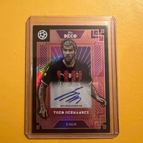 Theo Hernandez auto fotballkort 3/5