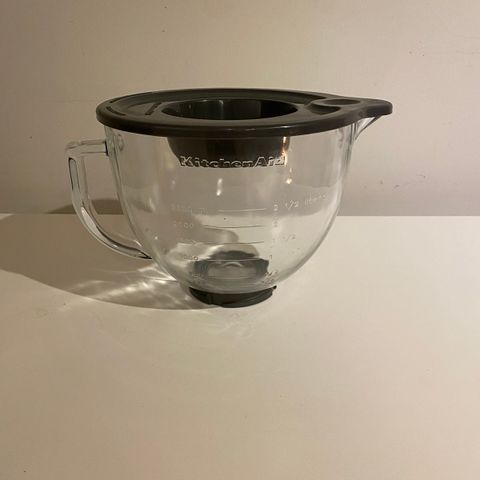 KitchenAid glassbolle 4,7 liter / ekstrautstyr kjøkkenmaskin / kjøkkenutstyr