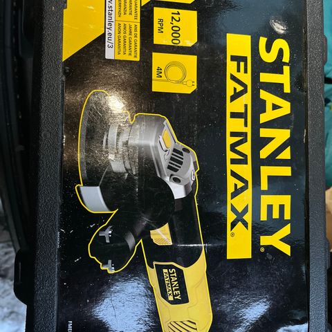 Nesten ubrukt Stanley fatmax vinkelsliper