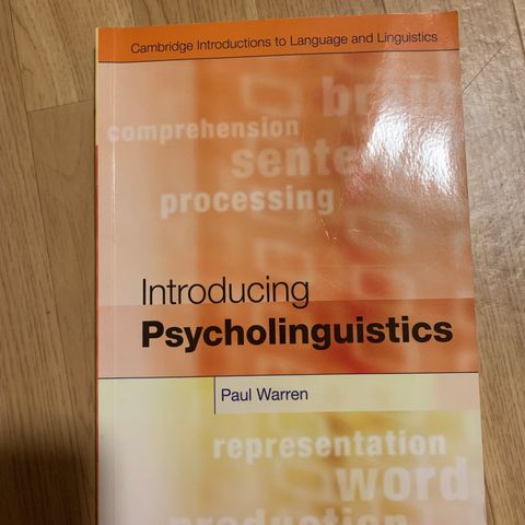 Introducing Psycholinguistics