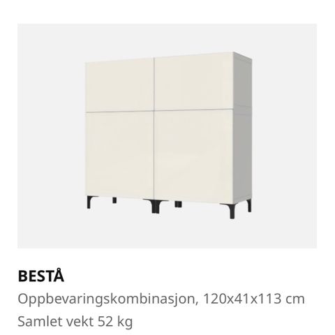 Seksjon IKEA Bestå
