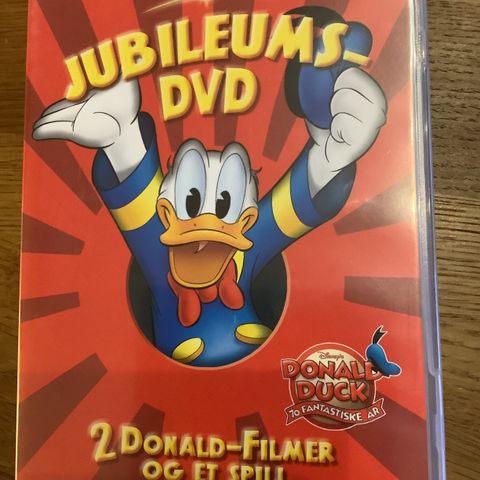 Walt Disney Jubileums DVD Donald Duck Filmer 70 Fantastiske år 2 Donald filmer