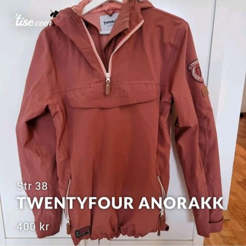 Twentyfour anorakk str 38