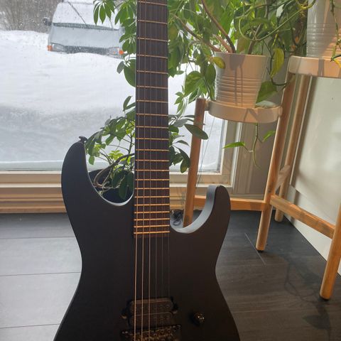 ESP LTD M-HT Black metal, Black satin Gitar