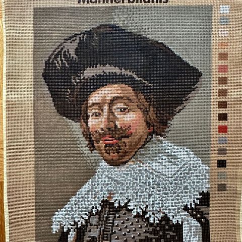 STRAMEI fra Fleur de Paris til BRODERI av "The Laughing Cavalier",  Frans Hals