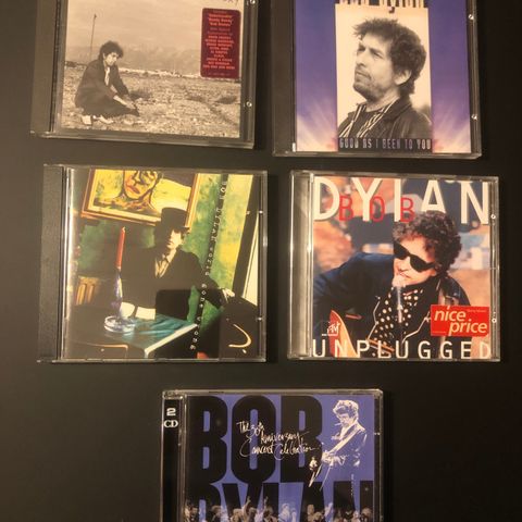 BOB DYLAN 6CD  Studio & Live albums 1990 - 1999.  TOPP STAND!