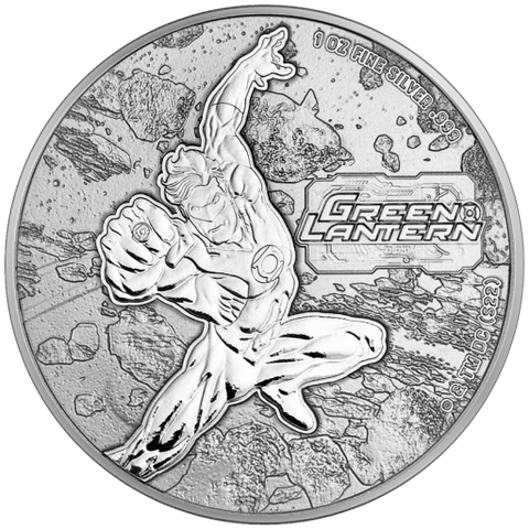 Samoa 2023 GREEN LANTERN- 1 OZ  SØLV DC COMICS™ (5.)