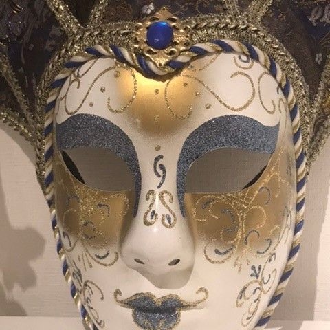 Flott Venetiansk maske
