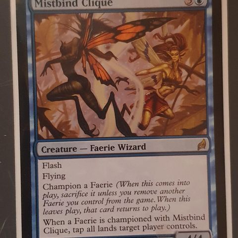 Magic the gathering kort. Mistbind Clique