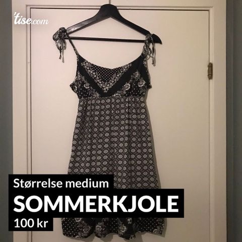 Sommerkjole fra Bik Bok (str M)