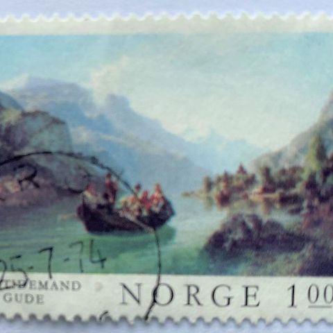 Norge  1974  Norsk Malerkunst I    NK 729 -   Stemplet