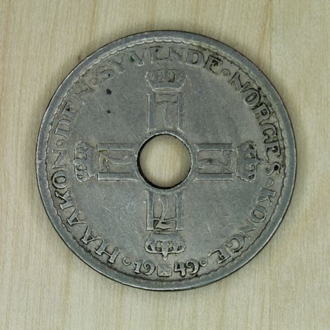 1 krone 1949 Norge   (1134)