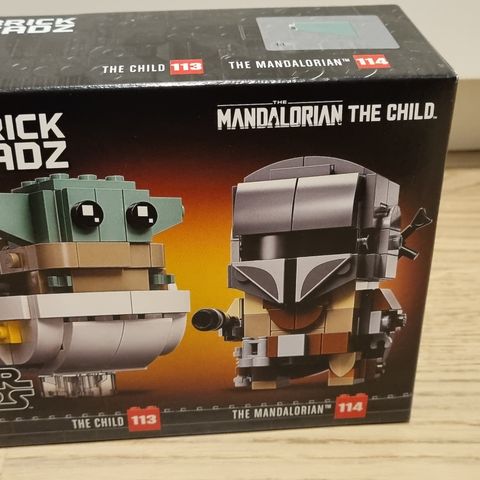 NY og forseglet Lego Brickheadz 75317 Star Wars - Mandalorian & The Child