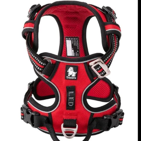 Truelove pet harness reflexive red, nylon, S