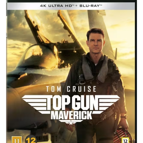 Top Gun: Maverick 4K Ultra HD + 2K Blu-ray (forseglet)