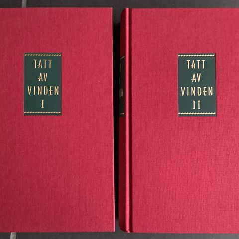 «TATT AV VINDEN»Én klassiker Bok 1 og 2. MARGARET MITCHELL, 1990. Meget Fine.NYE