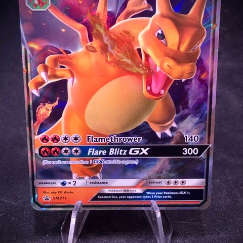 Pokemon Charizard GX NM/MT - Black Star Promo #SM211 Hidden Fates