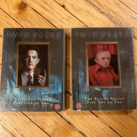 Twin Peaks DVD set Second Season Part One and Two