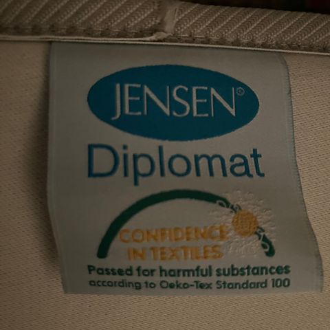 2 stk Jensen diplomat madrass