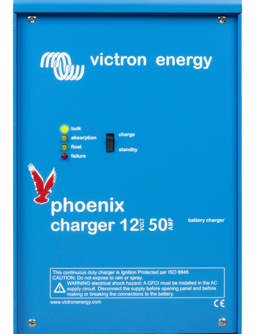 Batterilader 50A, Victron Phoenix Charger 12/50 (2+1)