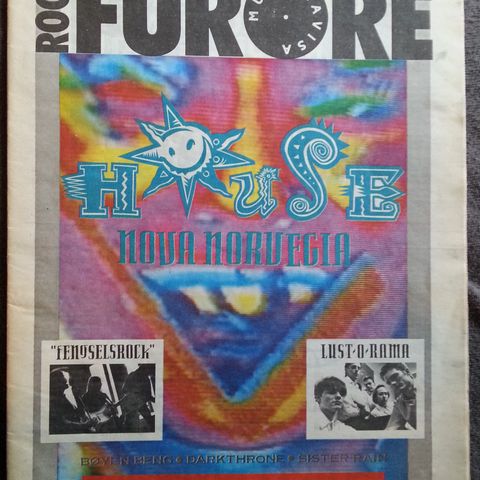 ROCK FURORE Nr.11 - 1991  -  Norsk Rocks Musikkavis