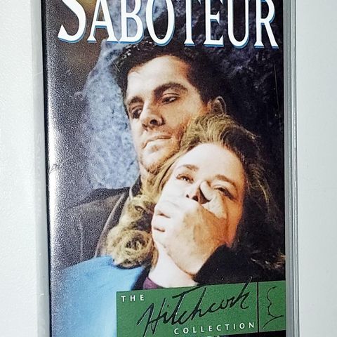 VHS SMALL BOX.ALFRED HITCHCOCK.SABOTEUR 1942.