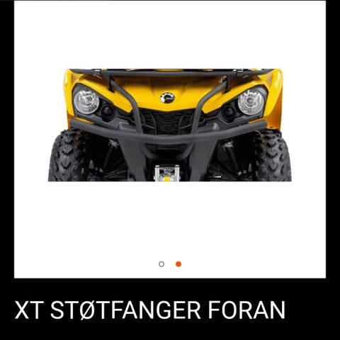 Atv can-am støtfanger foran.