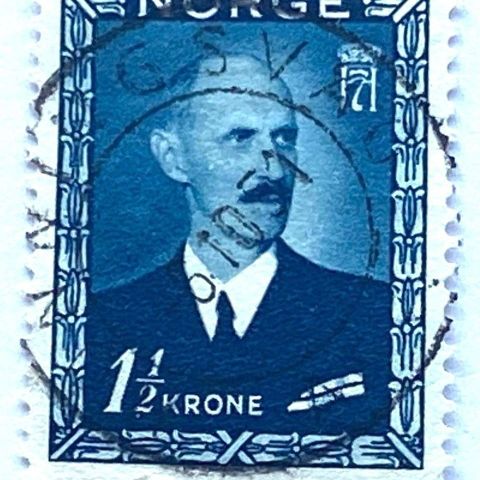 Norge 1945 Kong Haakon VII Kronemerker NK 351 Stemplet