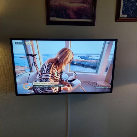 Noen Samsung 40" tv er til salgs LED HD 590 med Trekkspill veggstativ.