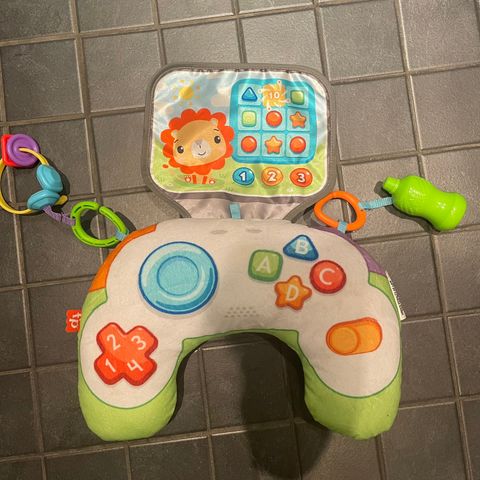 Fisher Price «Littlest Gamer» aktivitetsleke, magetrening baby,