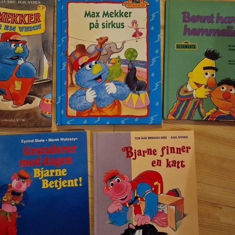 Sesam stasjon bøker for barn - Max Mekker, Bjarne Betjent, Bernt