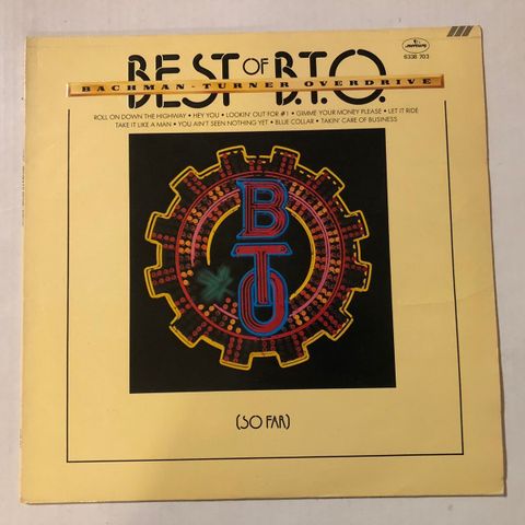 BACKMAN-TURNER-OVERDRIVE / BEST OF  B.T.O. (so far) - VINYL LP