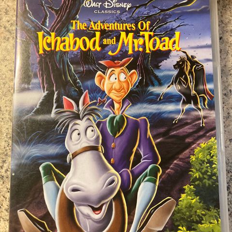 The adventures of Ichabod and Mr. Toad. Norsk tekst.