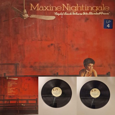 MAXINE NIGHTINGALE / RIGHT BACK WHERE WE STARTED FROM 1976