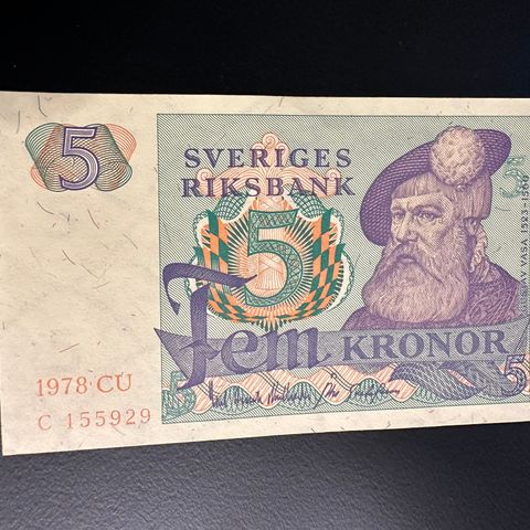 5 Kronor Sverige UNS  (486  AF)