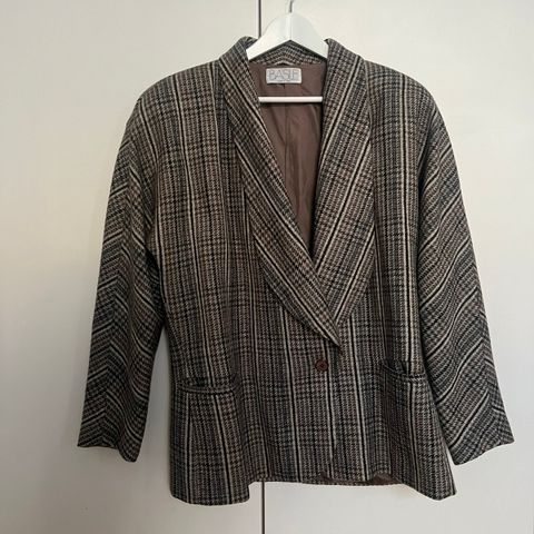 Vintage ullblazer - 100% ull - passer str S-L