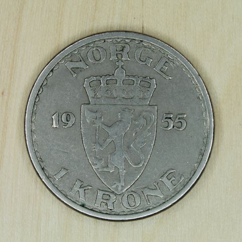 1 krone 1955 Norge   (1138)