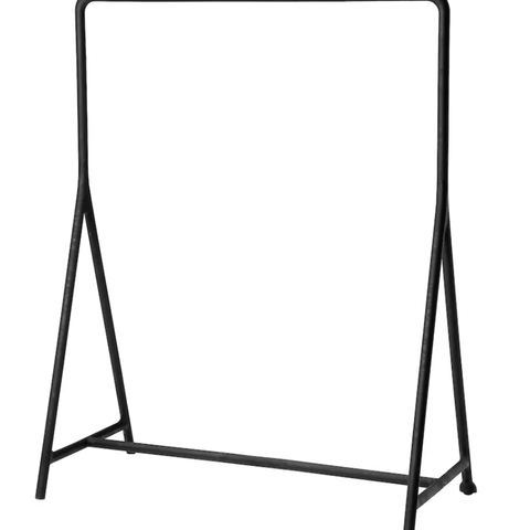 IKEA TURBO Klesstativ, inne/ute, svart, 117x59 cm