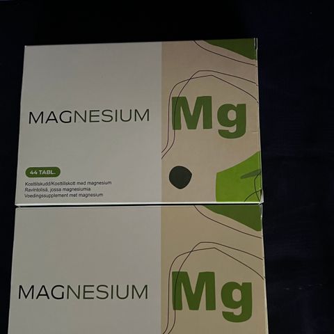 Magnesium kosttilskudd, 2 pakker for kr. 100,-