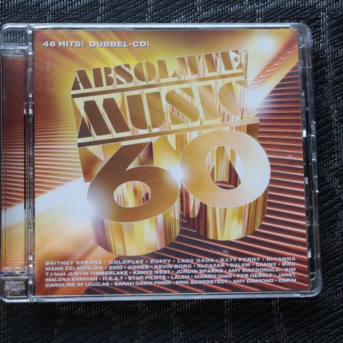 Absolute Music 60 (Sverige) Dobbel CD