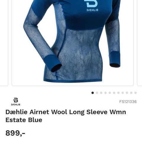 Dæhlie airnet wool trøye str xs. Veil 899 kr