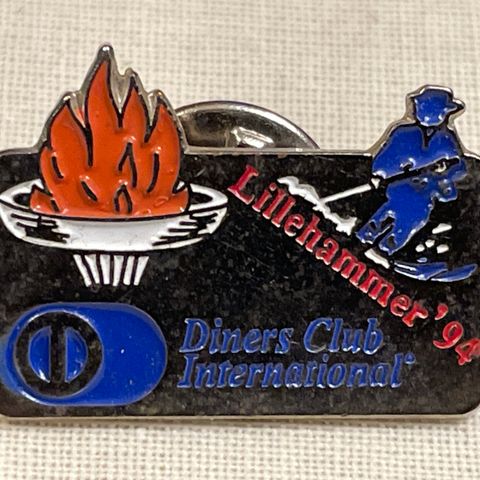 Diners Club International OL Lillehammer ‘94 pin